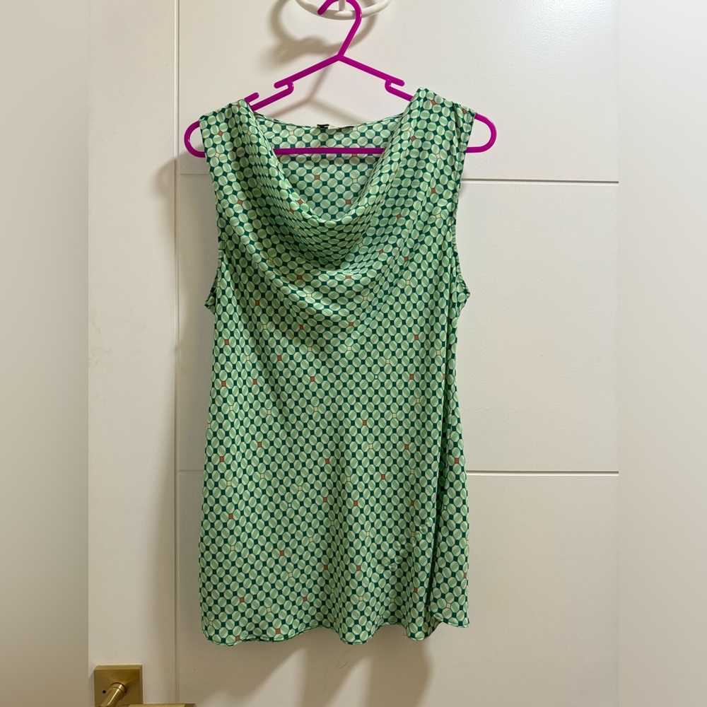🪴📚 Alex + Lili Retro Cowl Neck Blouse Size Medium 📚🪴